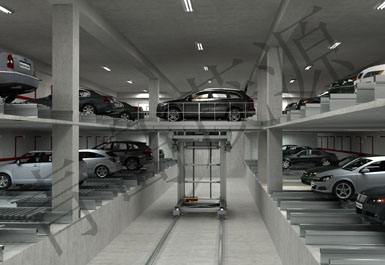 巷道堆垛式立體車(chē)庫(kù) 巷道堆垛式立體車(chē)庫(kù)